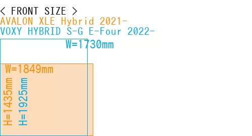#AVALON XLE Hybrid 2021- + VOXY HYBRID S-G E-Four 2022-